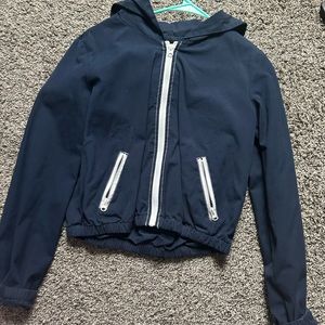 forever 21 cropped zip up